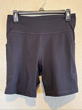 Tek Gear Women’s Set of 2! Black & Grey Ultrastretch High-Rise Bike Shorts Large